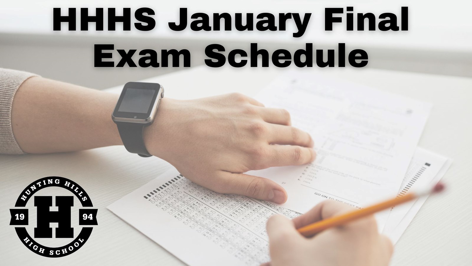 Exam Schedule